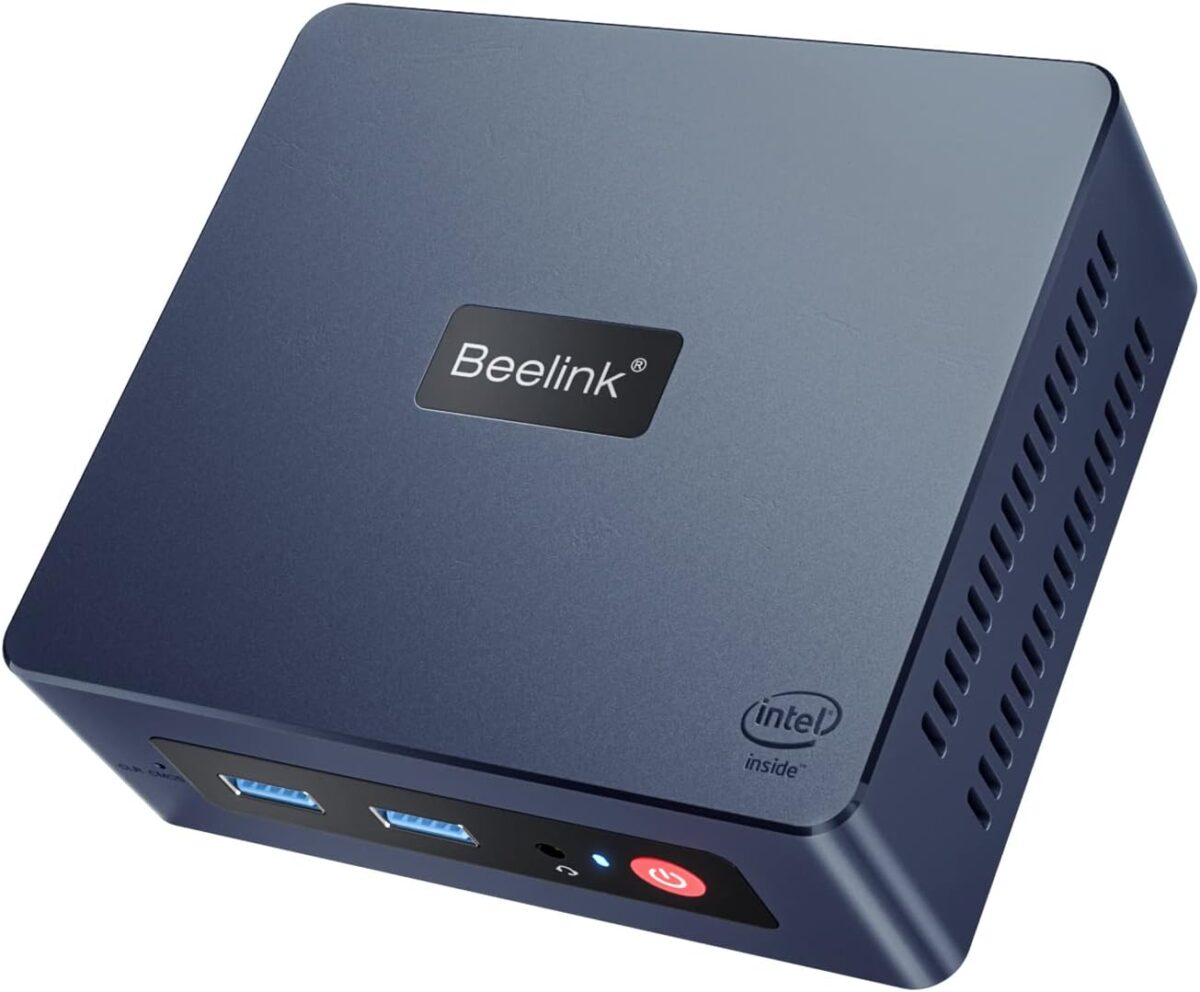 Beelink CPU Intel N5095 de 11gen (hasta 2.9 GHZ), 8 GB DDR4 RAM/ 256 GB SSD