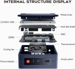 Beelink CPU Intel N5095 de 11gen (hasta 2.9 GHZ), 8 GB DDR4 RAM/ 256 GB SSD - Imagen 8