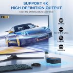 KAMRUI Mini PC AK1 Plus, Intel 12ª generación N95(hasta 3.4 GHz) 16 GB DDR4 RAM | 512 GB M.2 SSD - Imagen 4