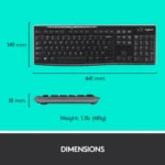 Combo de teclado y mouse inalámbricos Logitech - Imagen 2