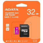ADATA Tarjeta de Memoria 32GB Premier microSDHC / SDXC UHS-I Class 10 con Adaptador