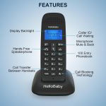 HelloBaby DECT 6.0 Teléfono inalámbrico - Imagen 9