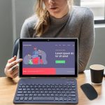 Tablet Tablet Android 10" con teclado 2 en 1 (4+128) - Imagen 2