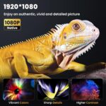 HAPPRUN Proyector, proyector Bluetooth nativo 1080P - Imagen 2