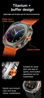 Z7 Ultra Smart Watch Men Sport 1.46" - Imagen 5