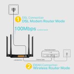Modem Router Archer VR300 AC1200 Wireless VDSL/ADSL (Para Nauta-Hogar) - Imagen 4