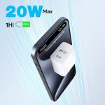 Cubo Cargador Rápido 1Hora GAR161 Tipo A+C PD20W Blanco - Imagen 2