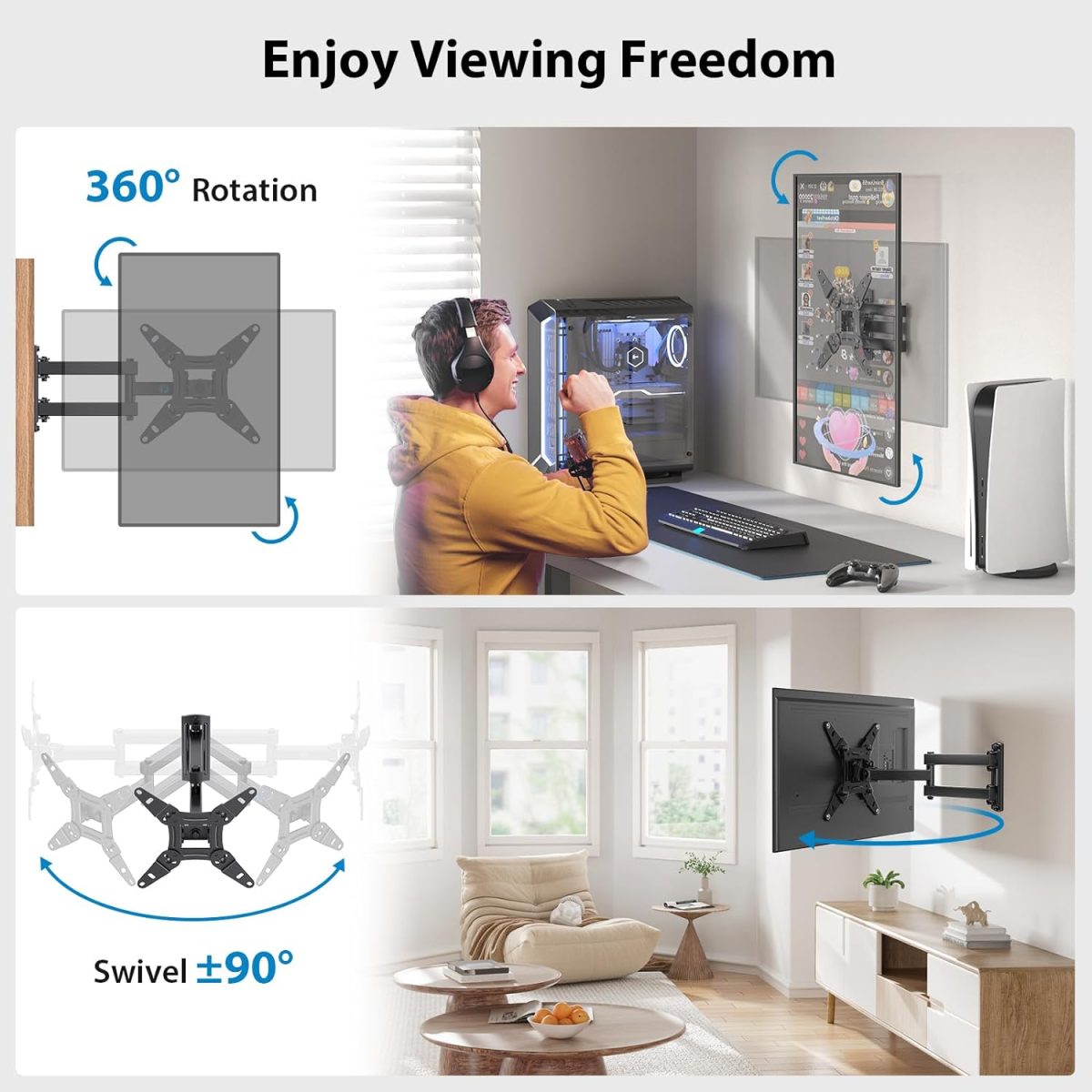 Soporte de Montaje en Pared para TV Pipishell - Imagen 3