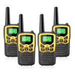 Walkie Talkie de Largo Alcance con 22 Canales FRS (Pak 4)