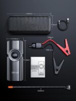 Arrancador portátil para automóvil con compresor de aire TREKURE - Imagen 3
