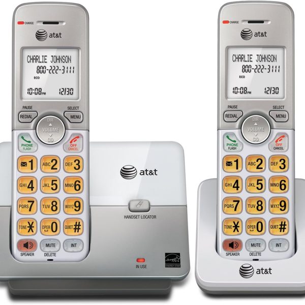 Teléfono inalámbrico AT&T EL51203 plateado