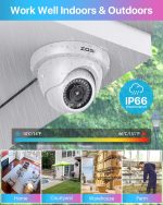 ZOSI 3K Lite 8CH H.265+ Sistema de Cámara de Seguridad - Imagen 2