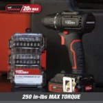 Hyper Tough Taladro Inalámbrico 20V Max sin Escobillas - Imagen 3