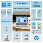 HP 15.6" Laptop - 15-fd0095wm 8Gb RAM - i5 - Imagen 3