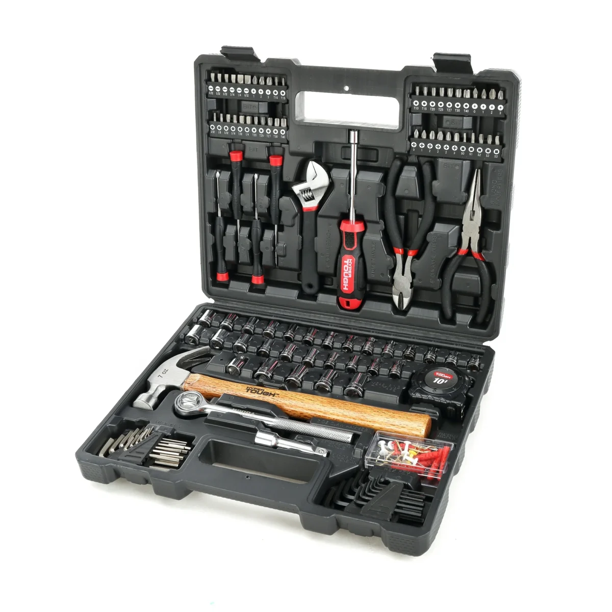 Hyper Tough Conjunto de Herramientas de Reparación para el Hogar de 116 Piezas
