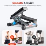 Sunny Health & Fitness Mini Stepper – Máquina de Ejercicio Compacta - Imagen 2