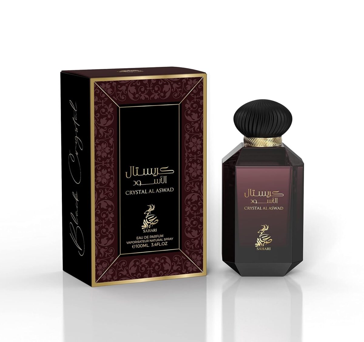 Crystal Al Aswad (Sahari) Unisex - 100ml (3.4 FL.OZ) Eau de Parfum