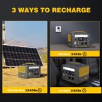 VTOMAN 600W Estación de energía portátil con 2 tomas de CA - Imagen 6