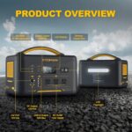 Vtoman 2376Wh estación de energía con batería adicional y panel solar de 200W incluidos - Imagen 7