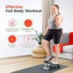 Sunny Health & Fitness Mini Stepper – Máquina de Ejercicio Compacta - Imagen 3