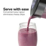 Licuadora Hamilton Beach Smoothie de 650W, 48 oz, 12 Funciones – Modelo 50180F - Imagen 3