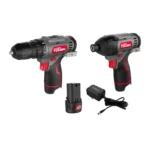 Kit de Taladro y Destornillador de Impacto Inalámbricos Hyper Tough 12V Max (Modelo 98936)