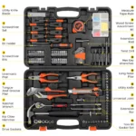 Kit de Herramientas para el Hogar (171 Piezas – Naranja) - Imagen 2