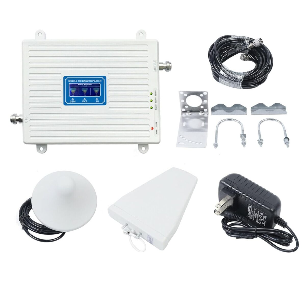 Amplificador de señal de teléfono celular 900/1800/2100MHz 2G/3G/4G Tri Band - Image 1