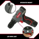 Kit de Taladro y Destornillador de Impacto Inalámbricos Hyper Tough 12V Max (Modelo 98936) - Imagen 7