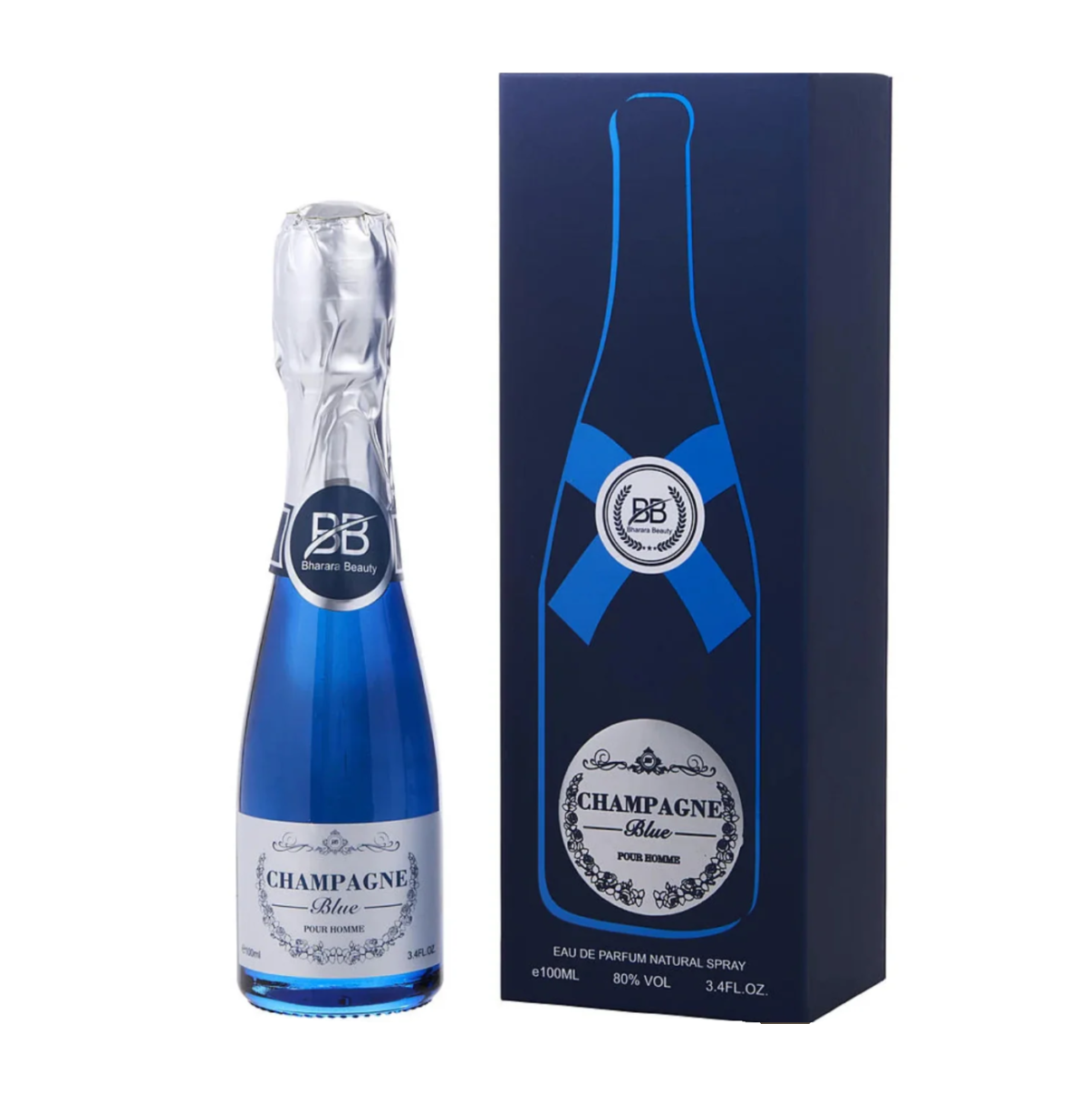 Bharara Champagne Blue Men - 100ml (3.4 FL.OZ) Eau de Parfum para Hombre
