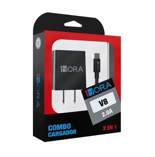 Combo Cargador V8 5V 2A - 1HORA - GAR064