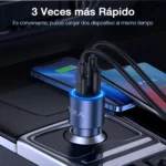 Cargador rápido para carro 38W GAR241 - 1HORA - Imagen 4