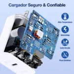 Cargador Tipo-C 20W con cable GAR153 - 1HORA - Imagen 4