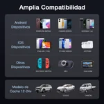 Cargador rápido para carro 38W GAR241 - 1HORA - Imagen 5