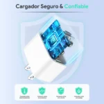 Cargador 1HORA Tipo C 20W con cable Lightning - GAR154 - Imagen 3