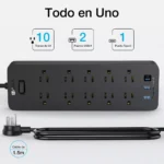 15A Extensión eléctrica de 1.5 metros - 1HORA - MCT002 - Imagen 2