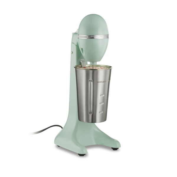 Hamilton Beach Mezclador de Bebidas Drinkmaster, 2 Velocidades, Extra Grande 28 oz. Taza de Acero Inoxidable