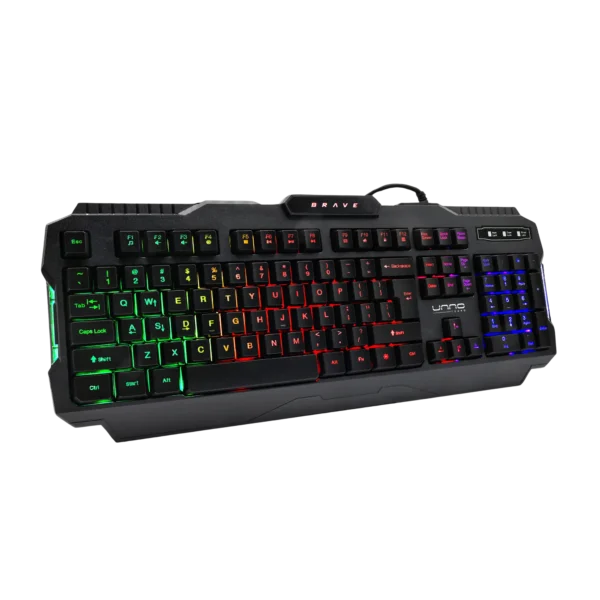 Teclado Gaming USB BRAVE  KB6781BK