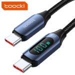 Toocki - Cable Tipo C a Tipo C PD 100W con Pantalla Digital