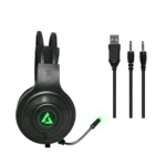 UNNO – Audífonos Gamer Brave BRV35 con Micrófono LED 3.5mm - HS7235GN - Imagen 2