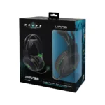 UNNO – Audífonos Gamer Brave BRV35 con Micrófono LED 3.5mm - HS7235GN - Imagen 5