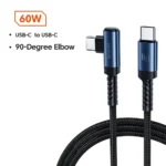 Toocki – Cable USB Tipo-C 90° 6W carga rápida para iPhone