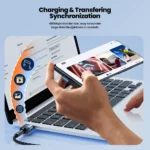 Toocki – Cable USB Tipo-C 90° 6W carga rápida para iPhone - Imagen 3