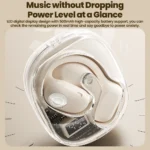Toocki - OWS Auriculares  Bluetooth 5.3 con Gancho y Puerto Tipo C - Imagen 2