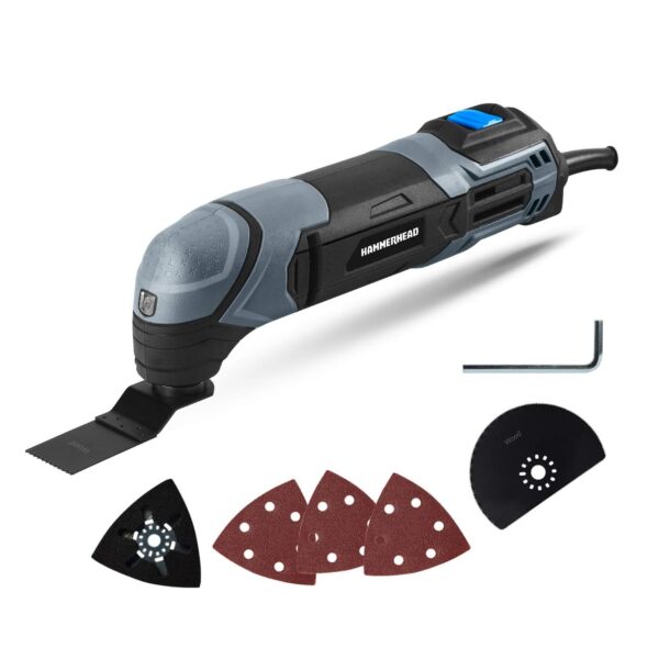 Multiherramienta Oscilante HAMMERHEAD 2.2A con Accesorios