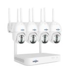 Sistema de Cámaras de Seguridad Hiseeu PTZ 3MP – 4 Cámaras