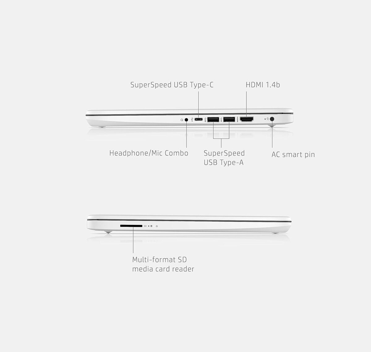 HP Laptop 14-dq3000dx – Intel Celeron N4500, 4GB RAM, 64GB - Imagen 3
