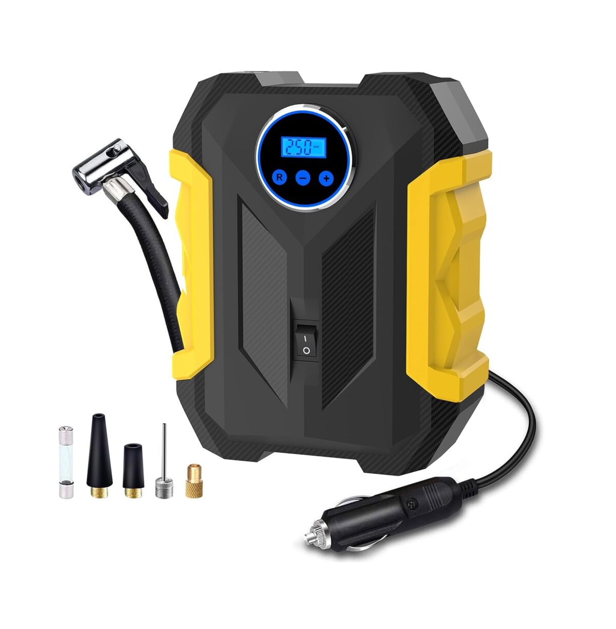 Compresor de Aire Digital CARSUN 12 V – Inflador de Neumáticos Portátil - Imagen 1