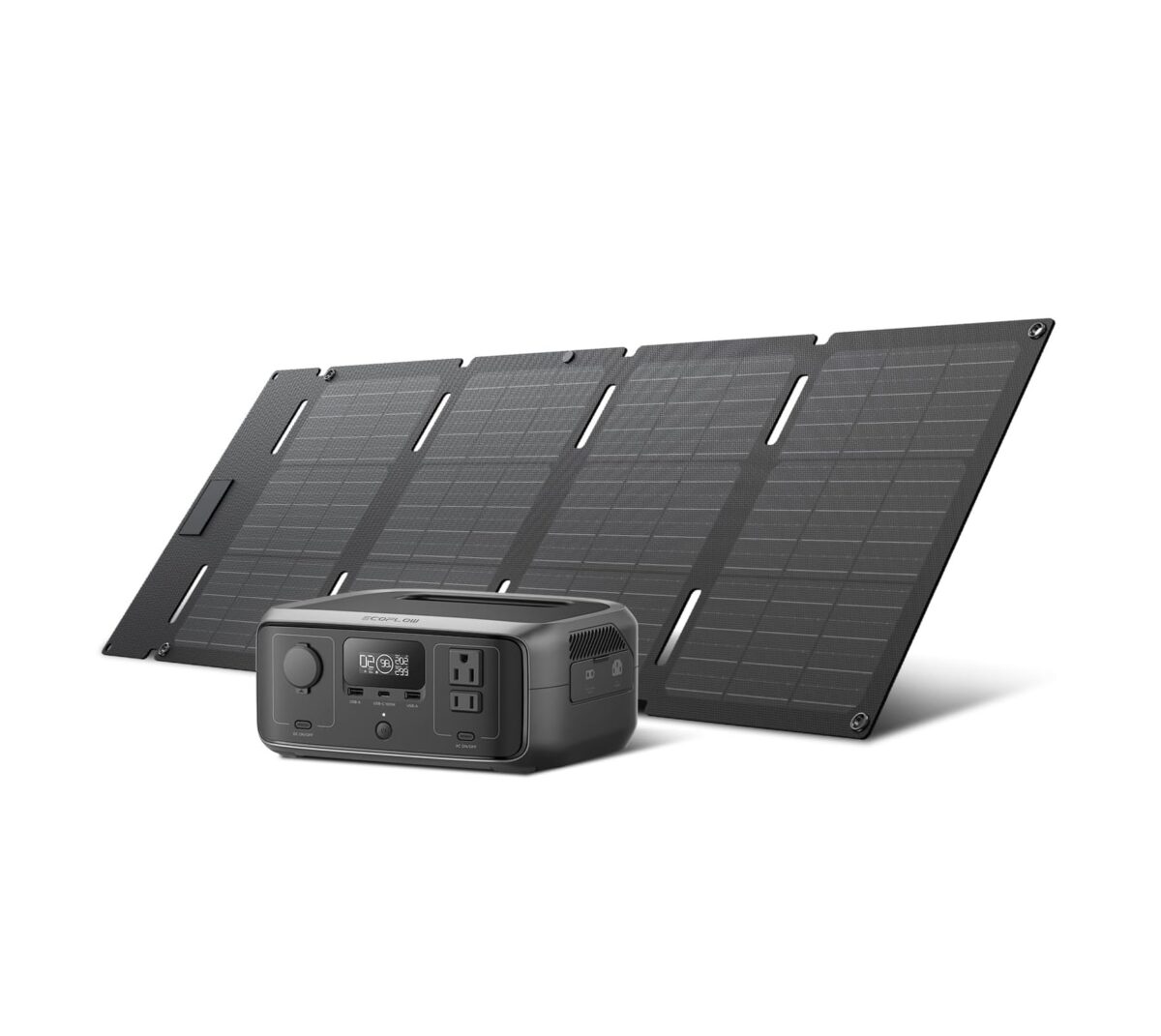 EF ECOFLOW RIVER 3 Generador Solar 245Wh + Panel Solar 45W Carga Rápida UPS Portátil - Imagen 1