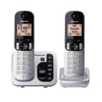 Panasonic KX-TGC222S Teléfono inalámbrico con 2 auriculares y contestador